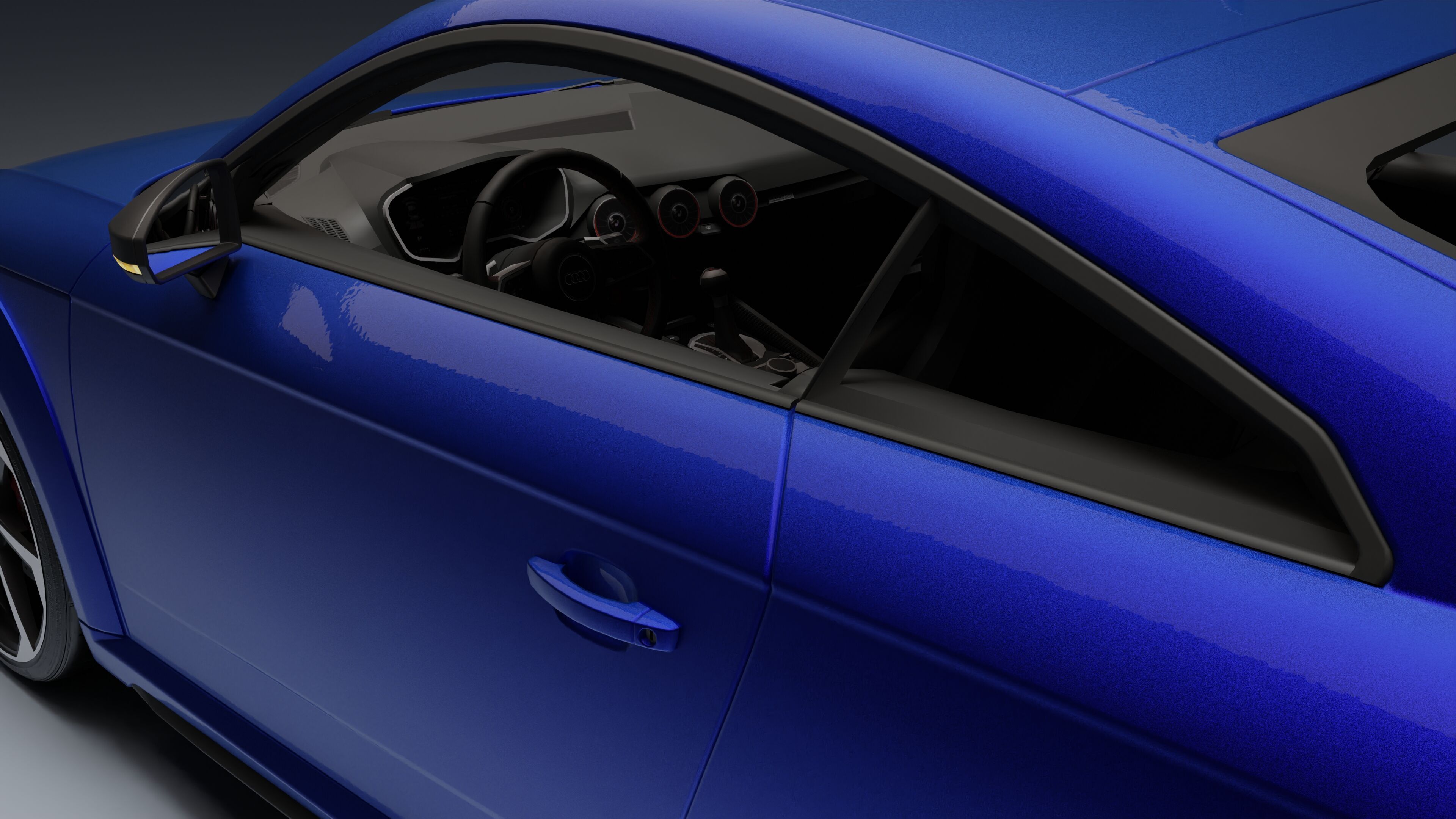 Audi TT RS Low-poly 3D model_15