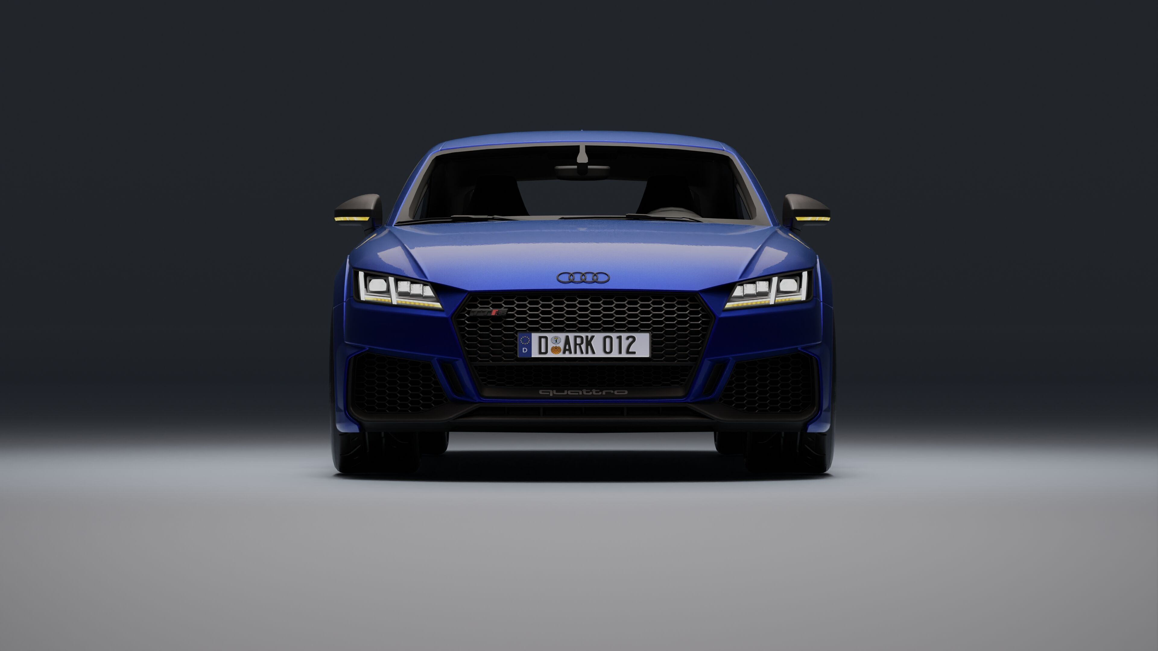 Audi TT RS Low-poly 3D model_28
