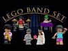 Rigged Lego Band Set Low-poly 3D model_1