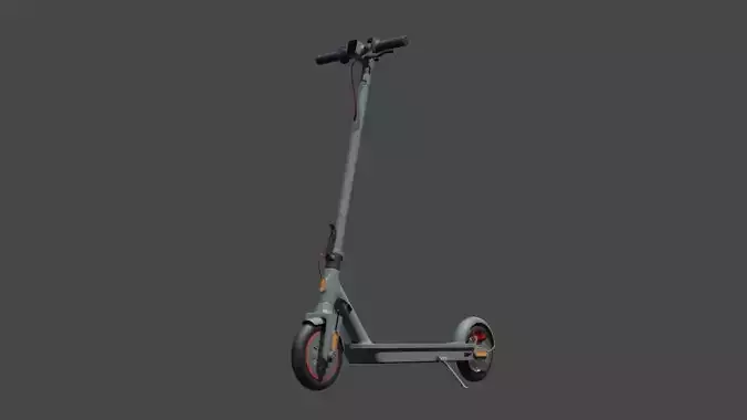 High-Quality Generic Electric Scooter 3D Model