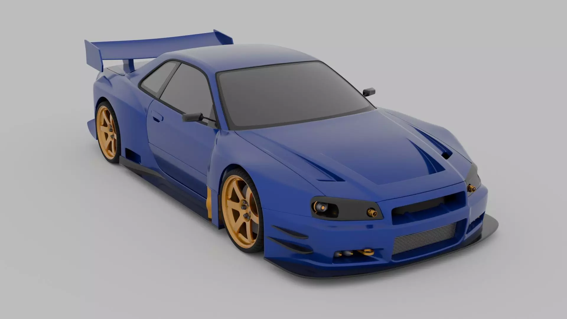 NIssan Skyline GTR Battle Car Free 3D model