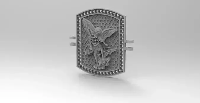 placa san miguel  3D print model