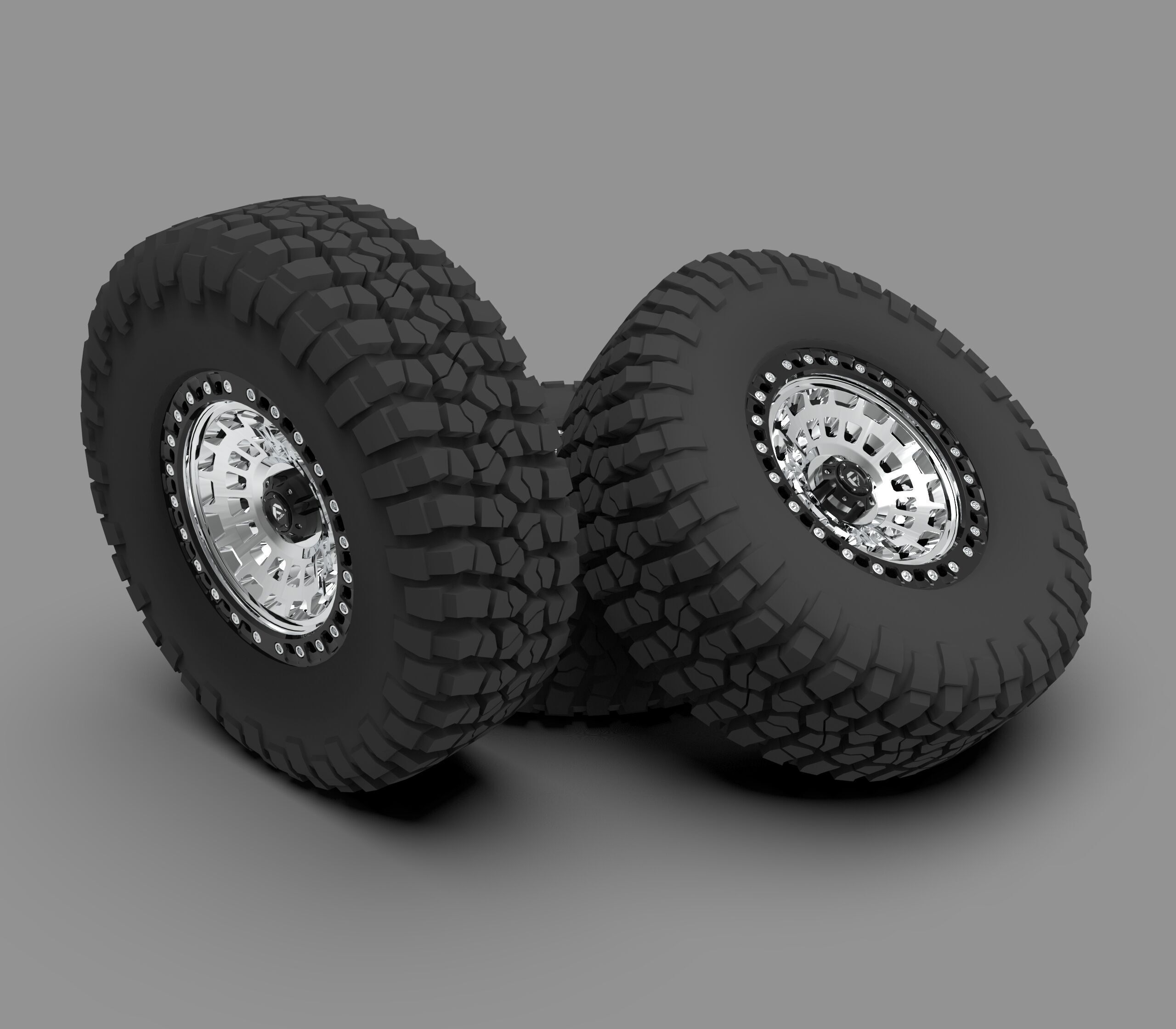 Fuel Zephyr Alloy Wheel 3D model_1