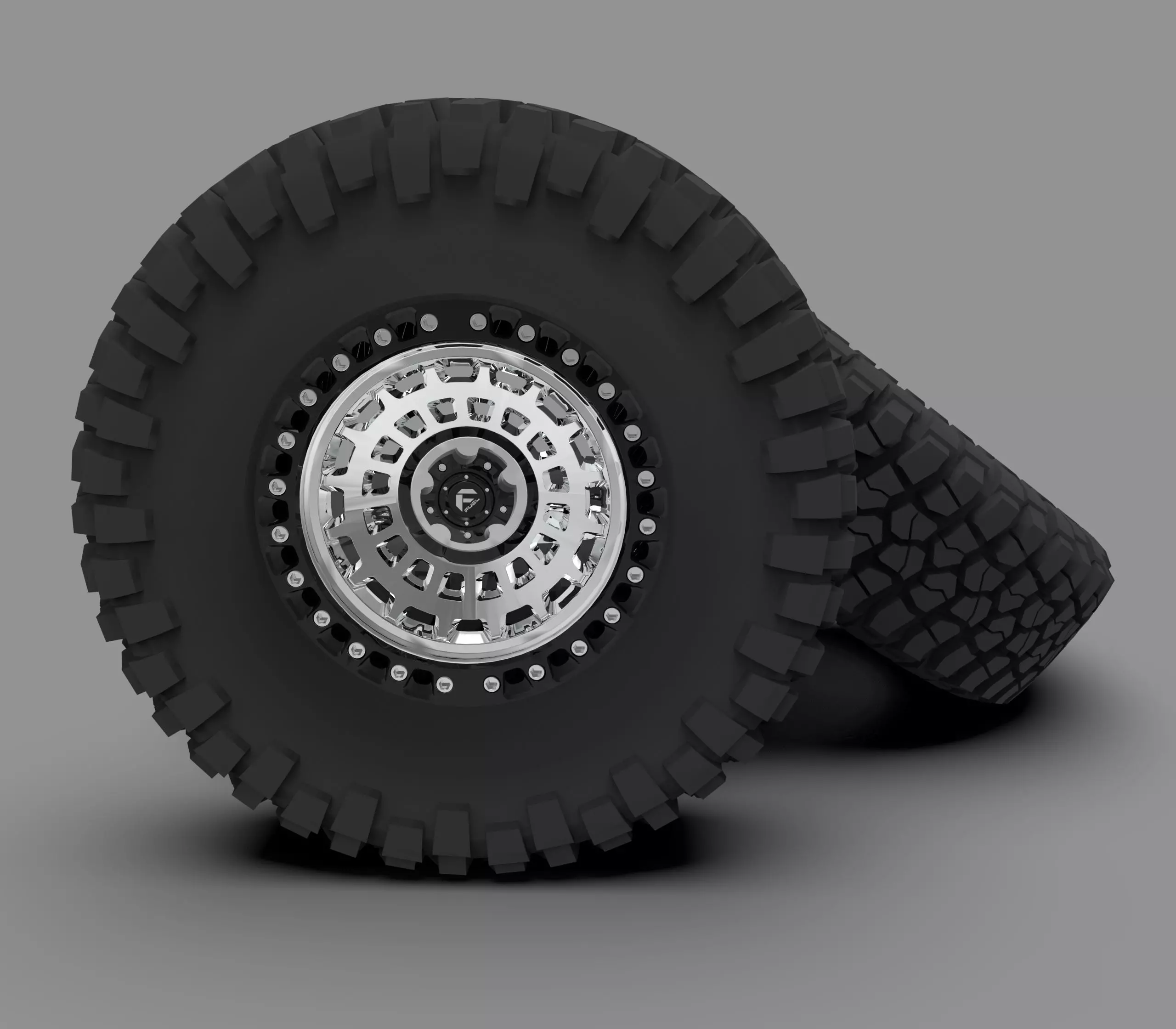 Fuel Zephyr Alloy Wheel 3D model_0