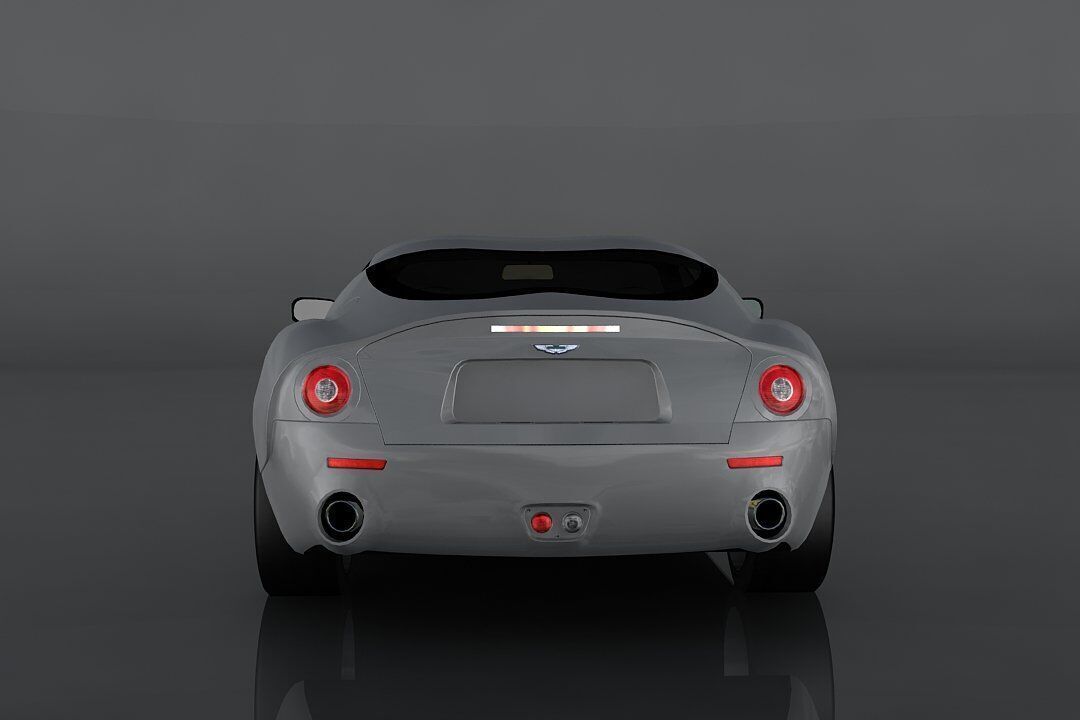 Aston Martin DB7 Low-poly 3D model_5