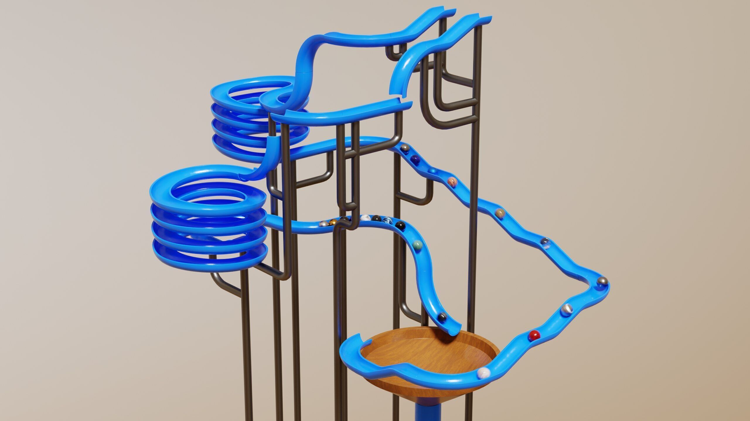 Marble Run Asset Pack 3D model_17