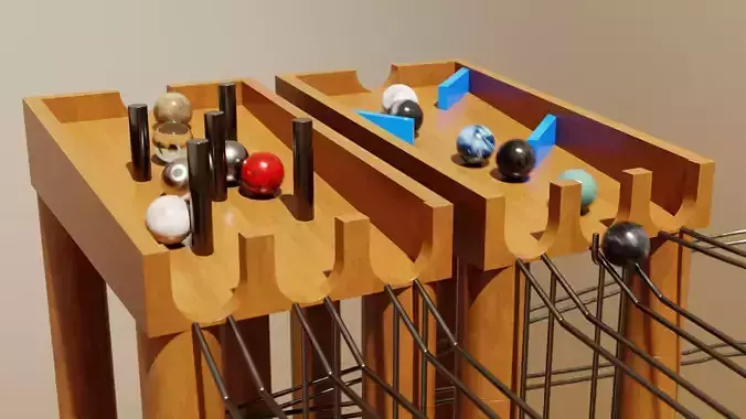Marble Run Asset Pack 3D model