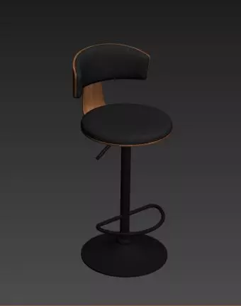 Bar stools 3D print model_0