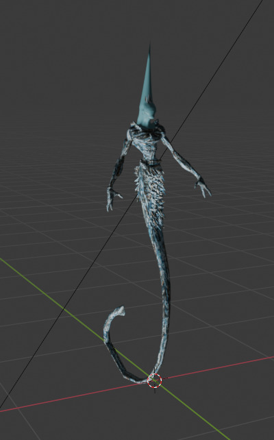 Alien Creatures with Texture variations 3D model_19
