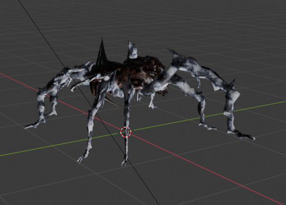 Alien Creatures with Texture variations 3D model_6