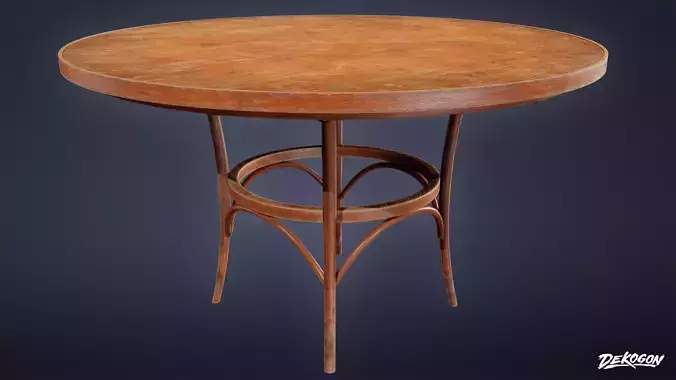 SUBURBS - Table Dining 07 - LOW POLY AND NANITE