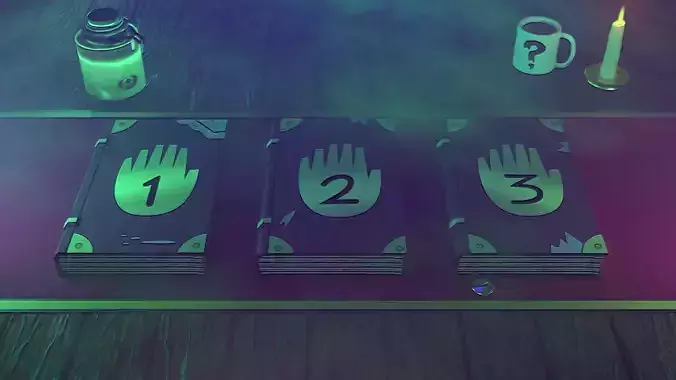 Gravity Falls Diaries scene fan art