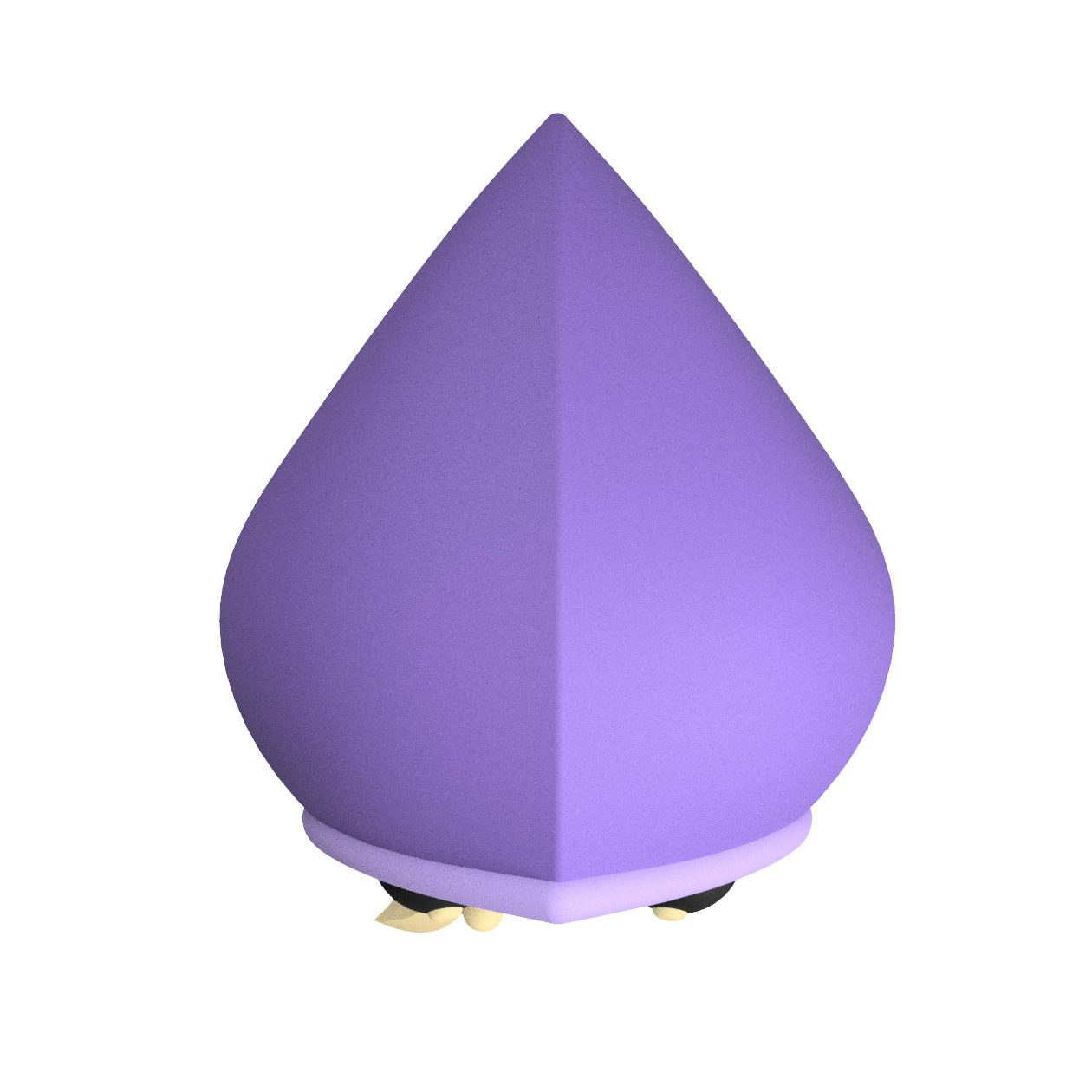 Cute Cryptid Grim Reaper 3D Printable Figure Adorable Spooky Toy 3D print model_5