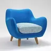  Armchair 3D print model
