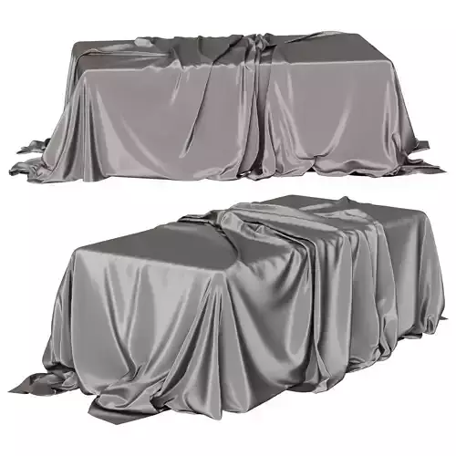 Tablecloth with folds