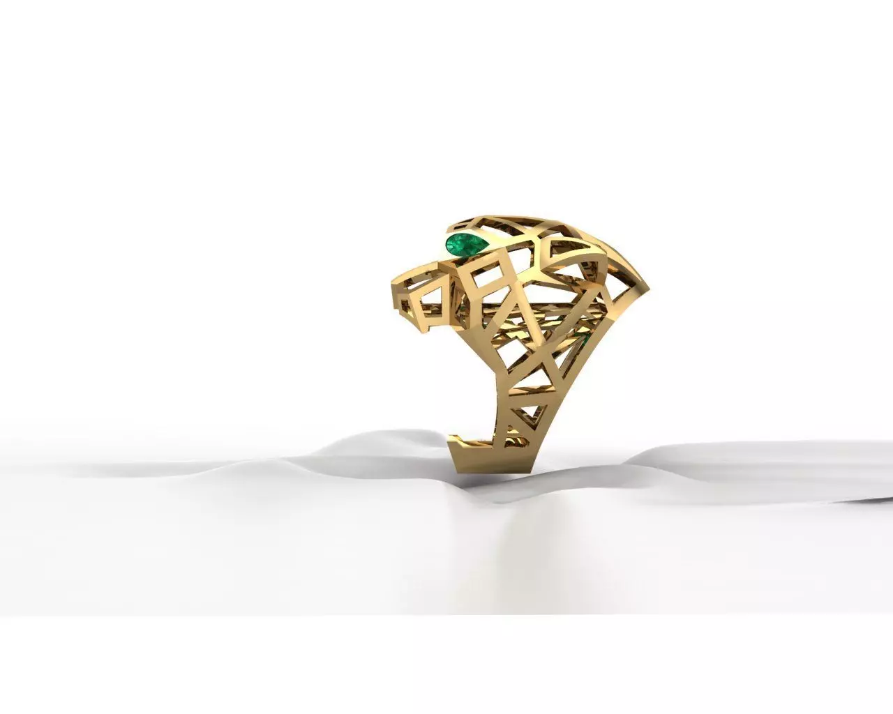 Ring panther 3D print model 3D print model