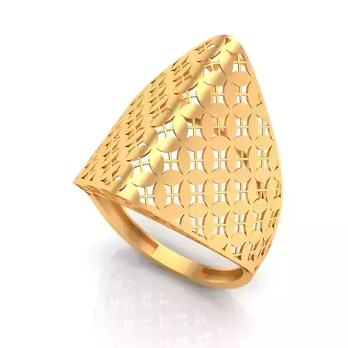 fusion women gold ring 1029