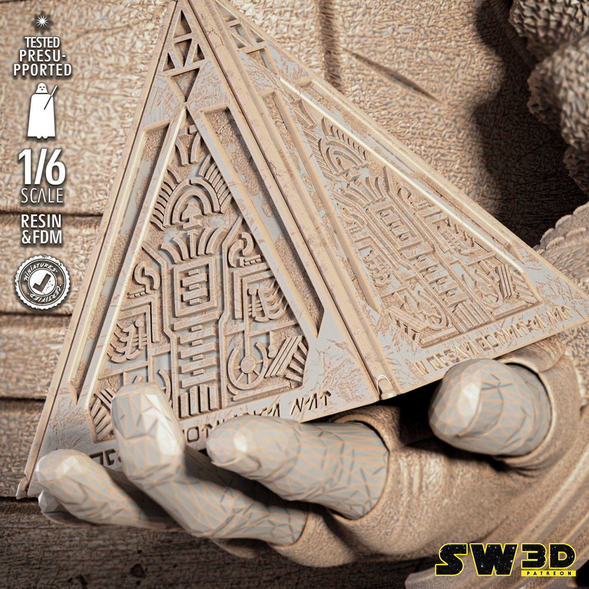 STAR WARS Darth Bane Sculpture 3D print model_37