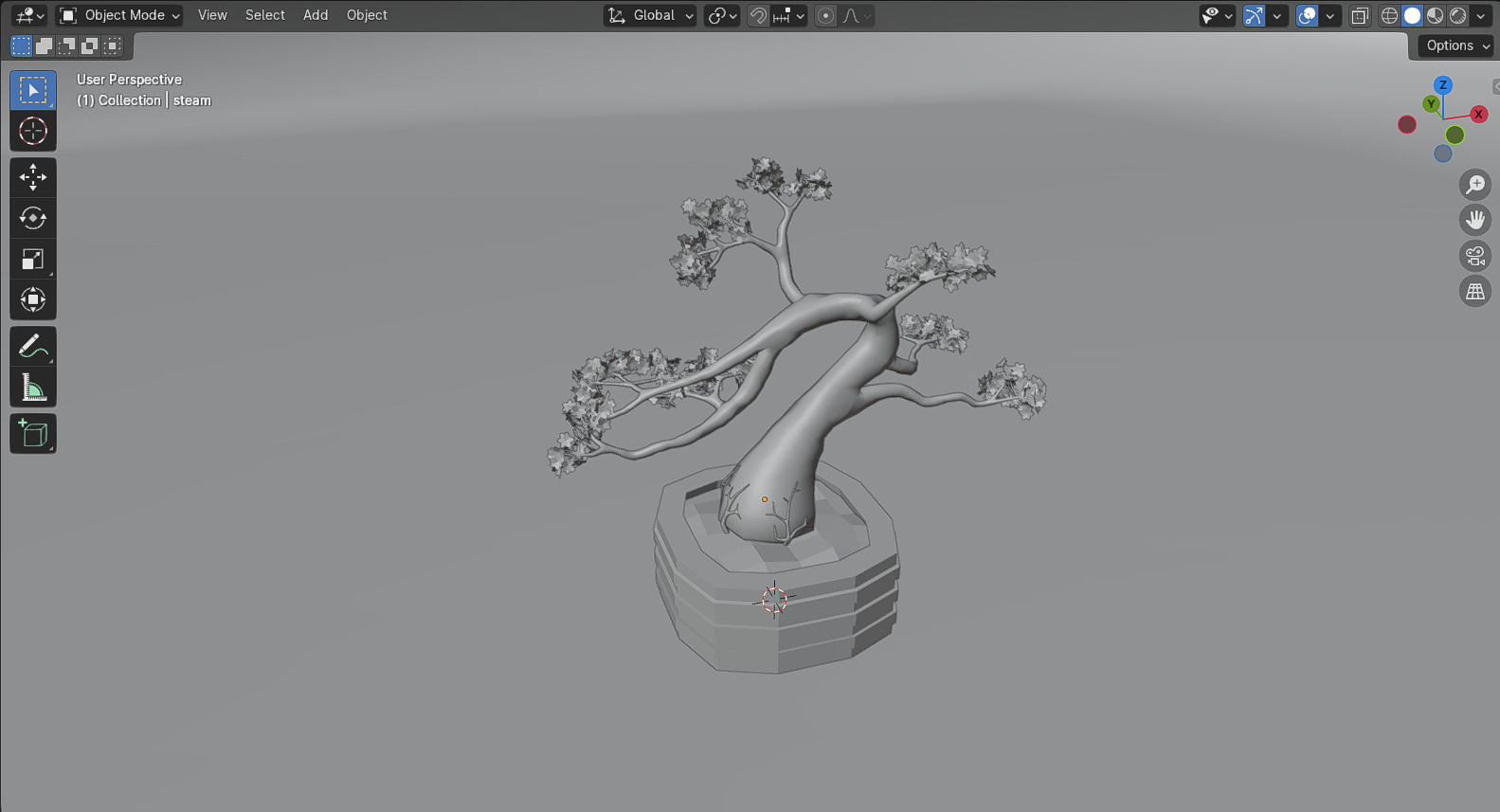 Sakura Bonsai 3D model_19