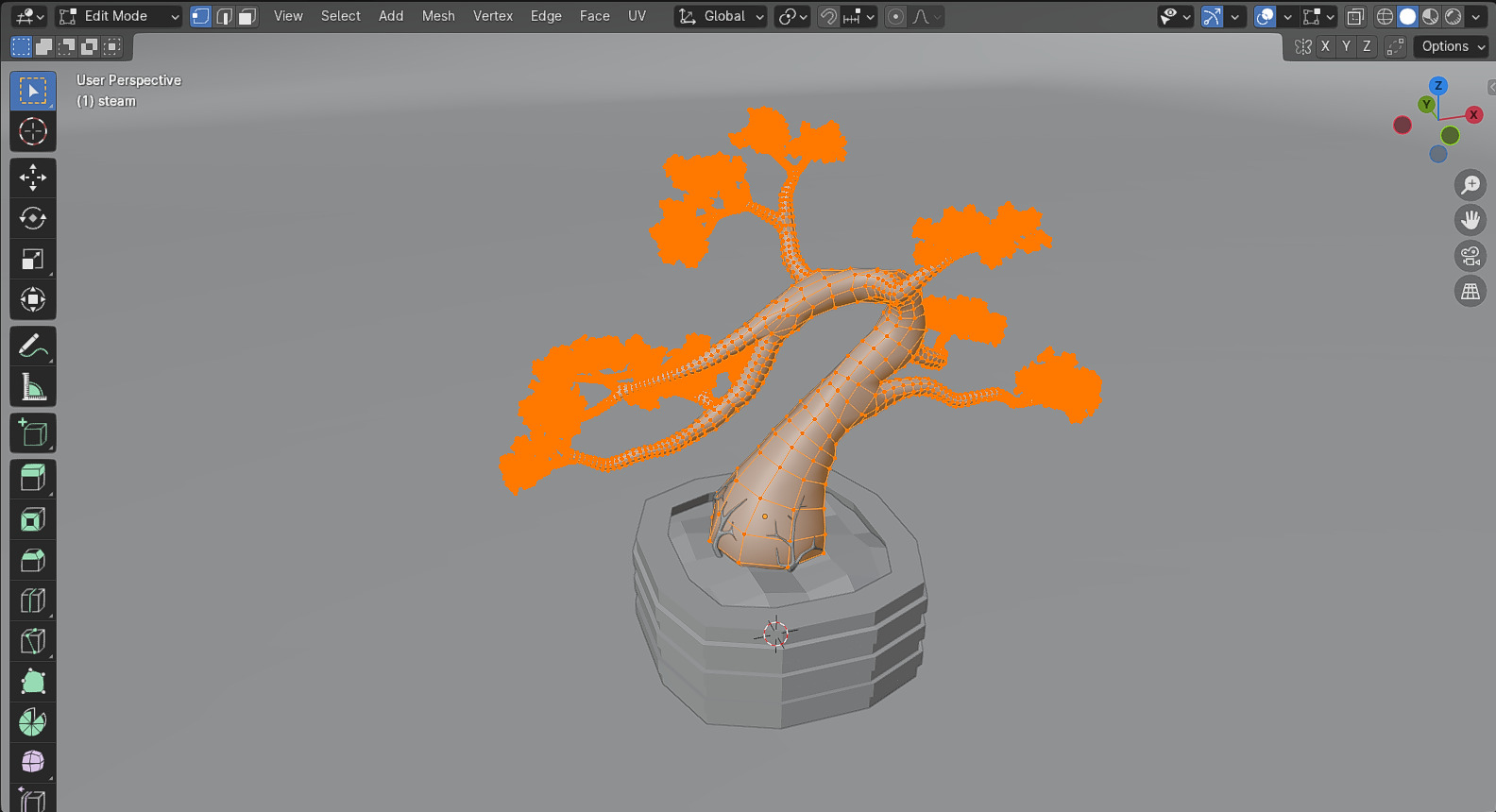 Sakura Bonsai 3D model_20