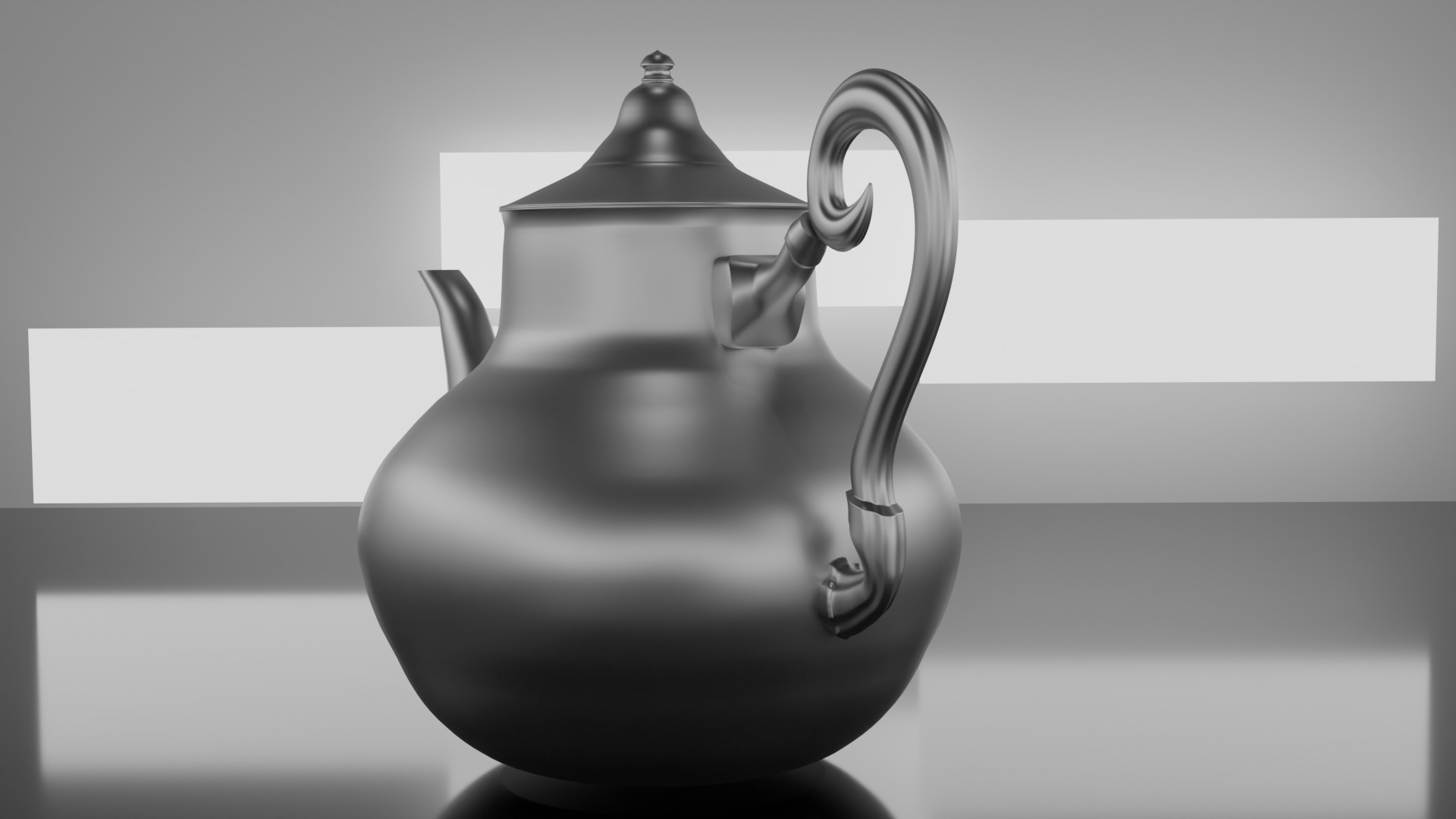 Teapot Moroccan - 3D Model Low-poly 3D model_1