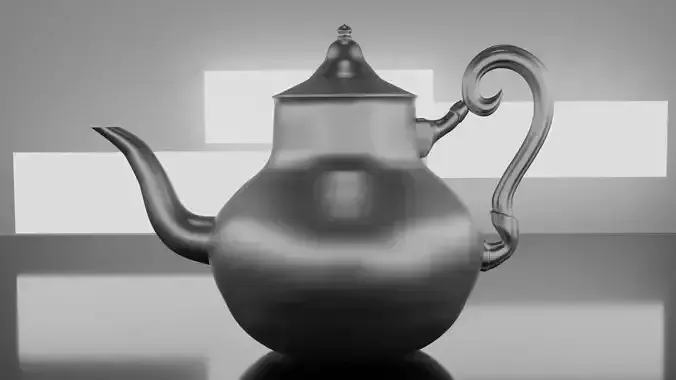 Teapot Moroccan - 3D Model