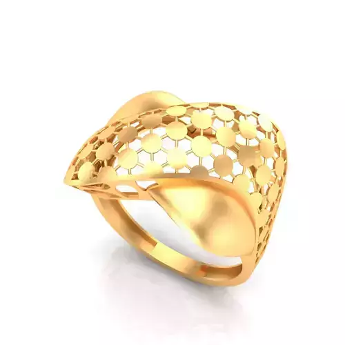 fusion women gold ring 1032