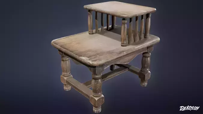 SUBURBS - Table Side Coffee 01 - LOW POLY AND NANITE