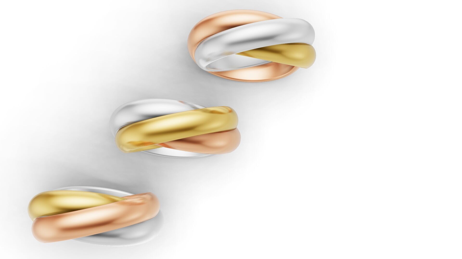 Trinity Ring Large Model 3D print model_2