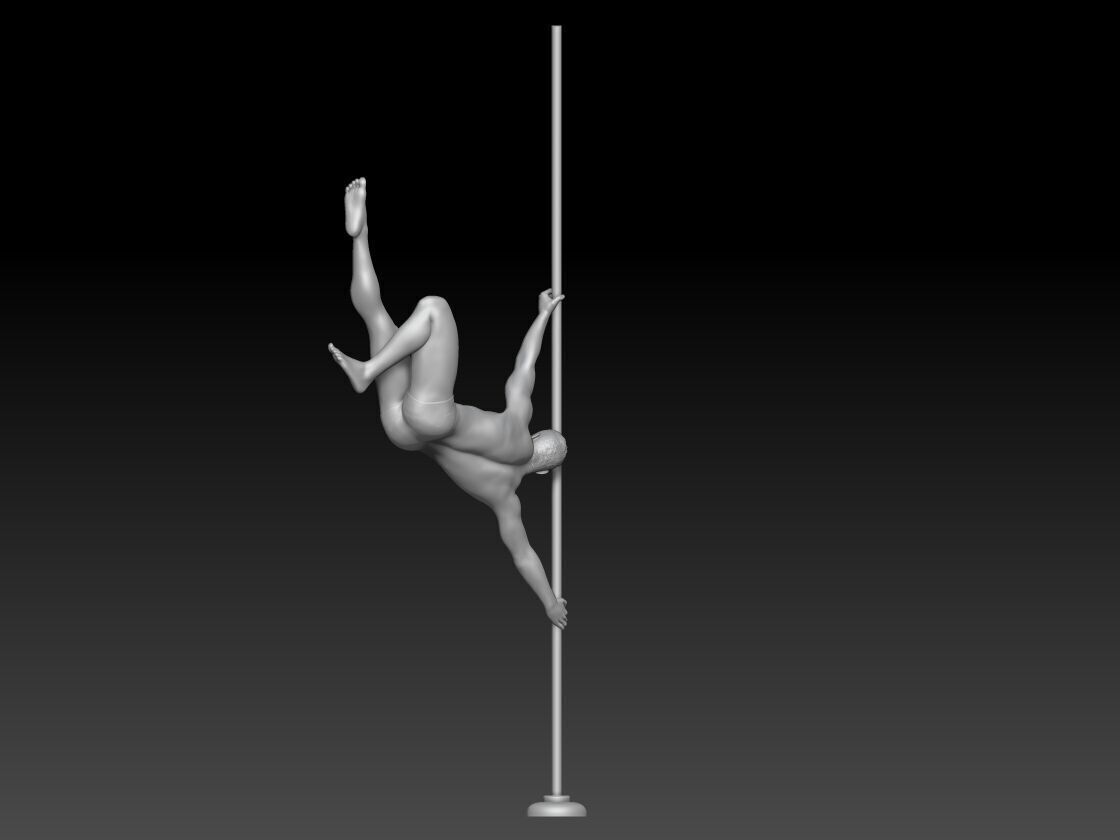 pole dance 2025 boy 1 3D print model_1