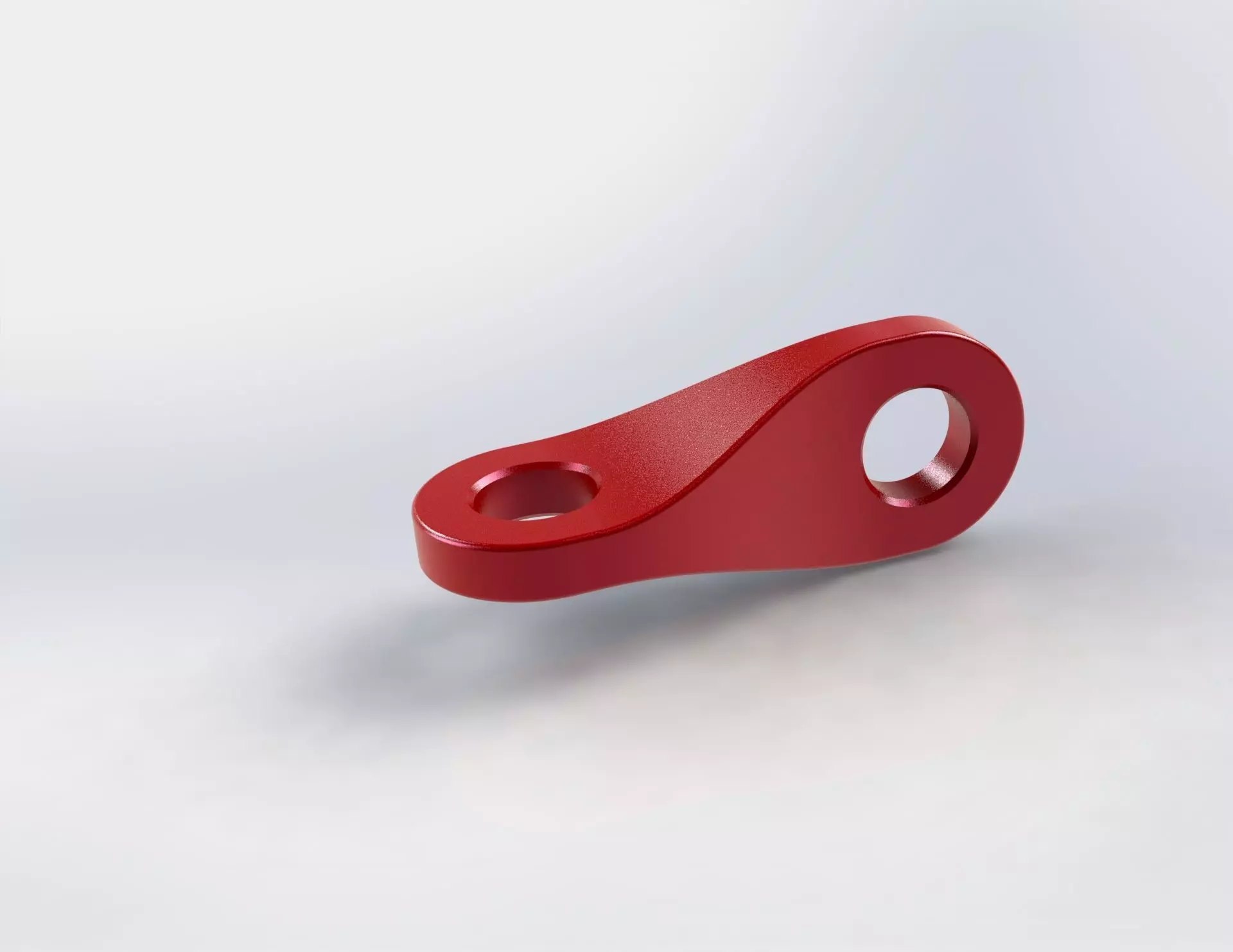 Red Anodized Mechanical Linkage Arm 3D print model_0