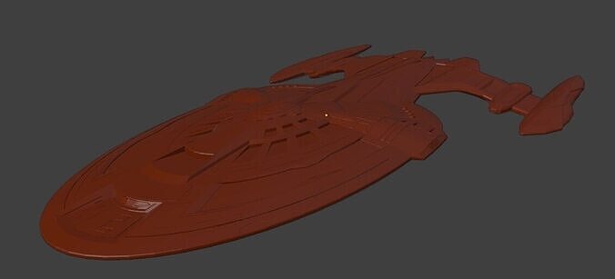 Fletcher Class Starship 3D model