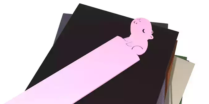 Capibara bookmark for 3d printing 3D print model