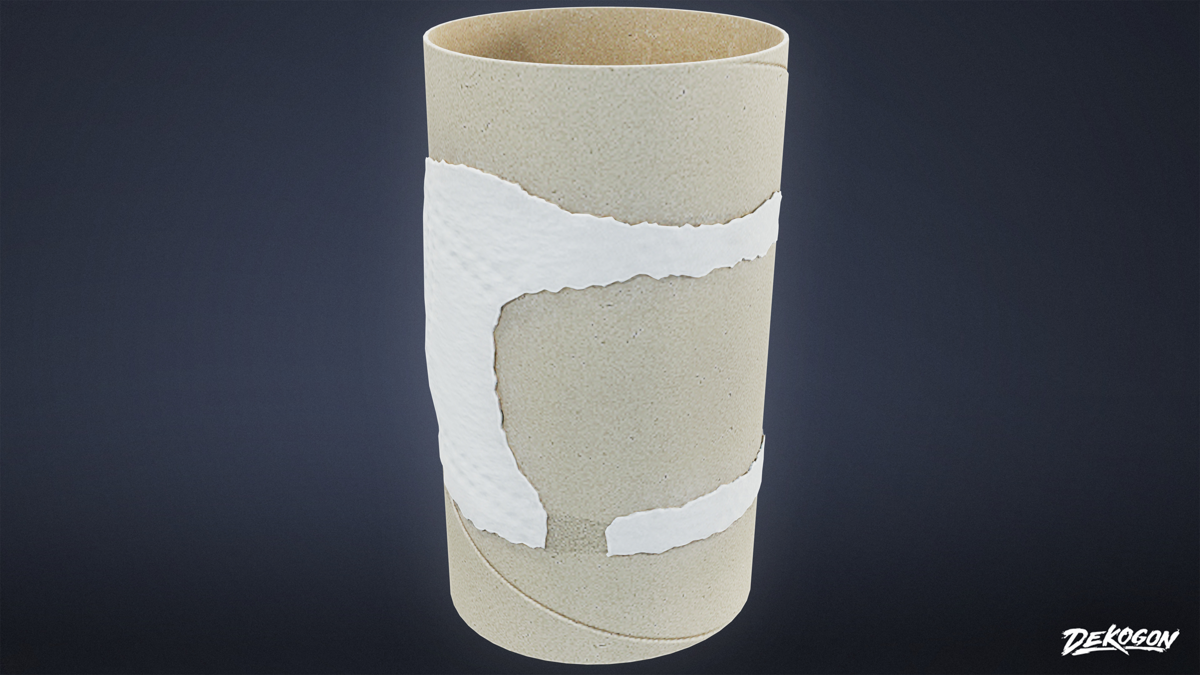 SUBURBS - Toilet Paper Set 01 - LOW POLY AND NANITE Low-poly 3D model_6