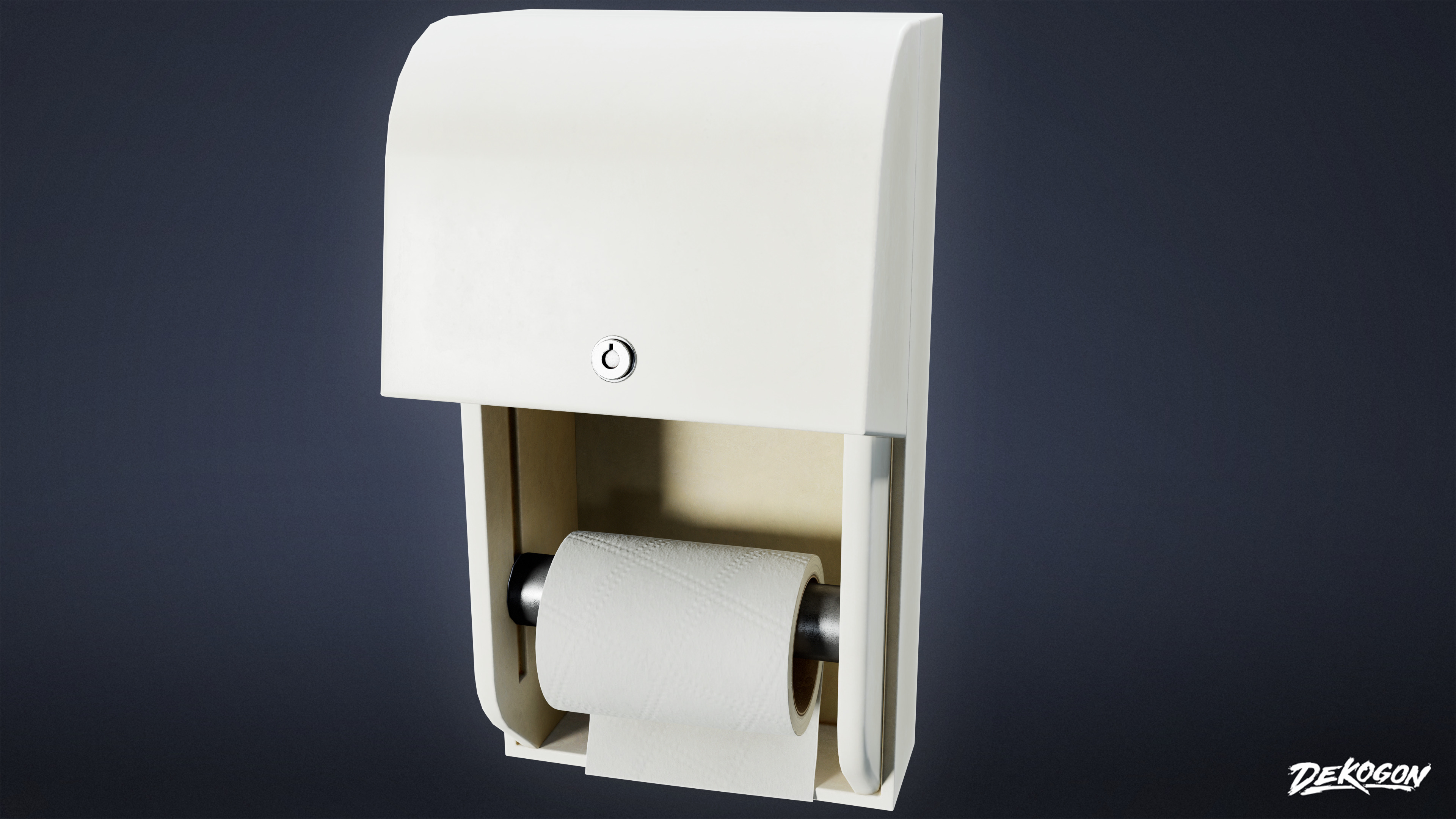 SUBURBS - Toilet Paper Set 01 - LOW POLY AND NANITE Low-poly 3D model_23
