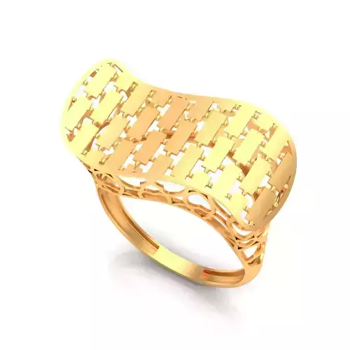 fusion women gold ring 1036
