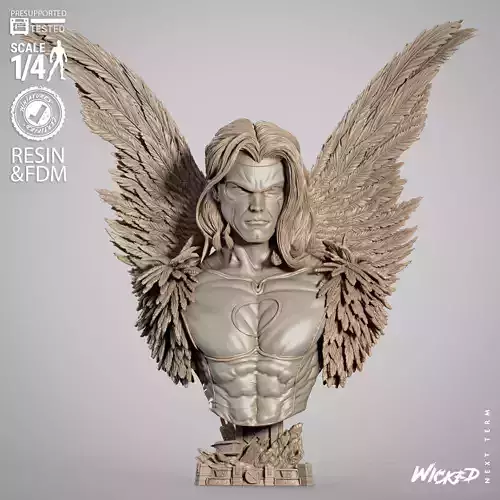 Wicked Marvel Angel Portrait Bust