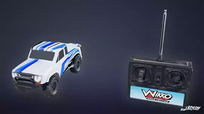 SUBURBS - Toys Set 03 - LOW POLY AND NANITE Low-poly 3D model