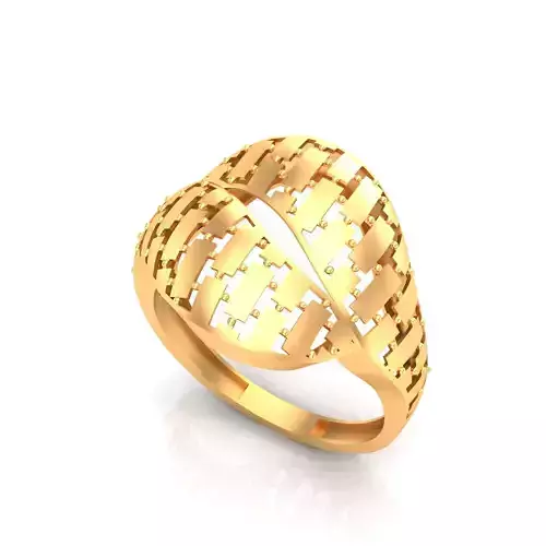 fusion women gold ring 1038