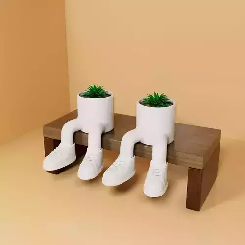 3D Printable Creative Flower Pot - Perfect for Plant Lovers