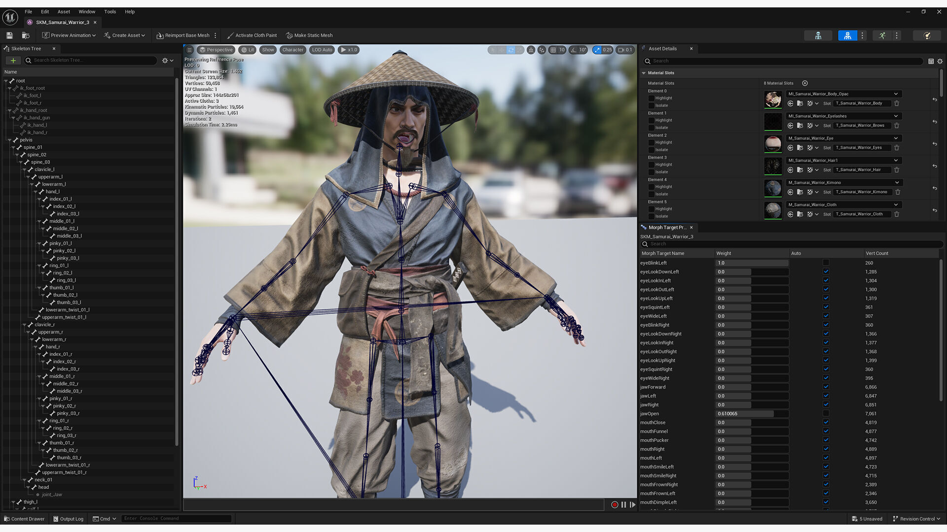 Samurai Warrior Low-poly 3D model_24