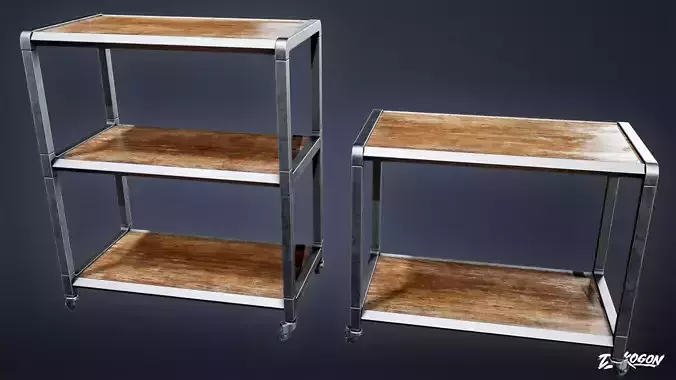 SUBURBS - TV Cart 01 - LOW POLY AND NANITE