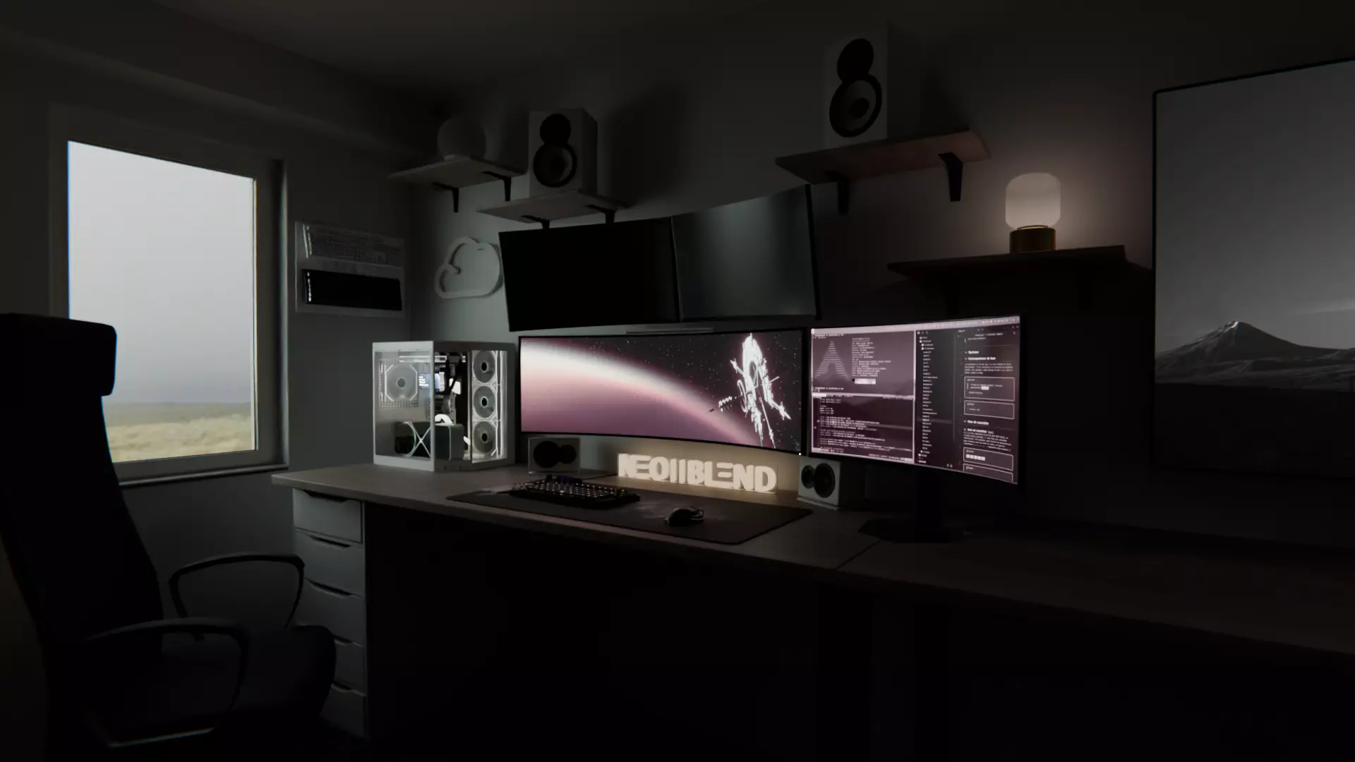 Linux Setup by NeoBlend 3D model_0