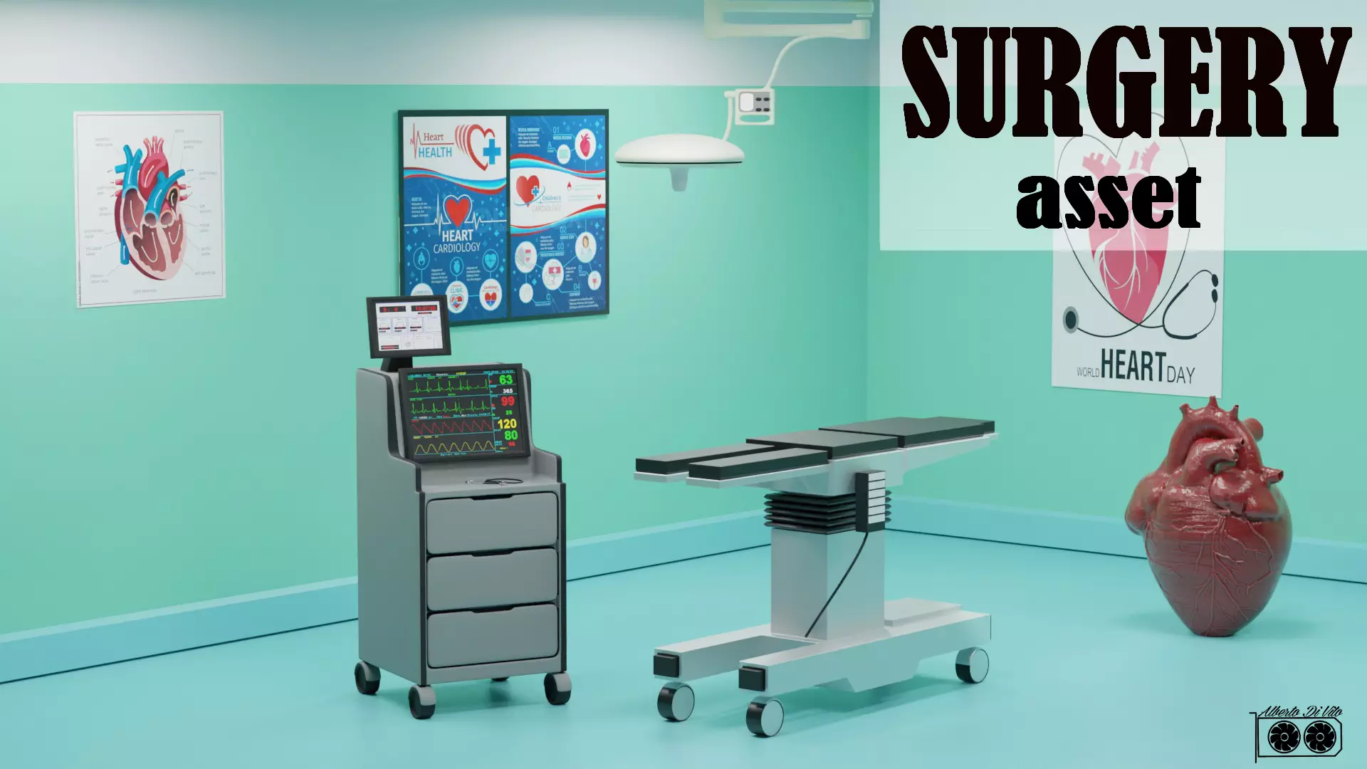 Surgery asset pack 3D model_0