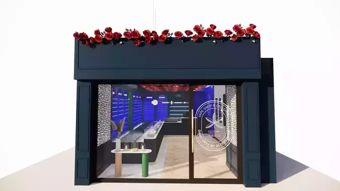  3D interior design SHOP using Sketchup and Enscape