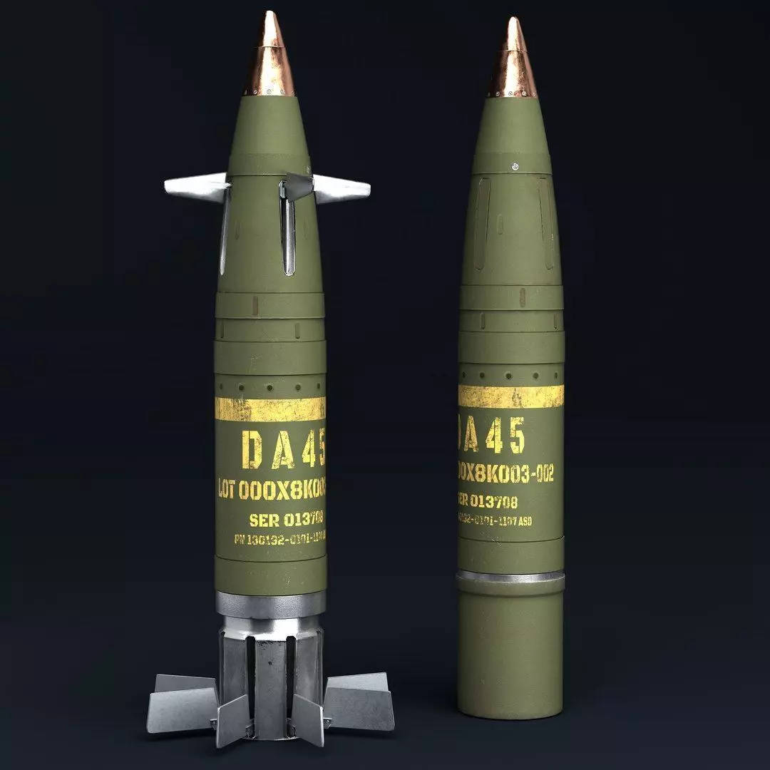 M982 Excalibur High-Quality Game-Ready 3D Model Low-poly 3D model