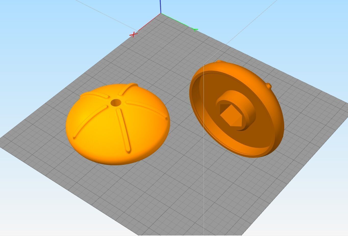 Dacia Renault Sandero logan stepway shock absorber nut cover 3D print model_3