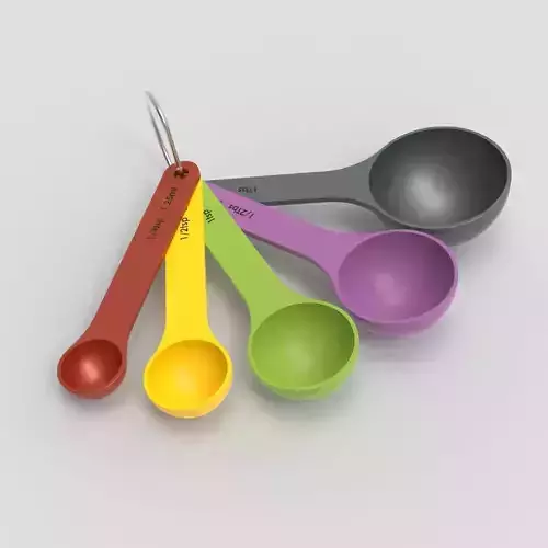 Measuring Spoons 3D print model