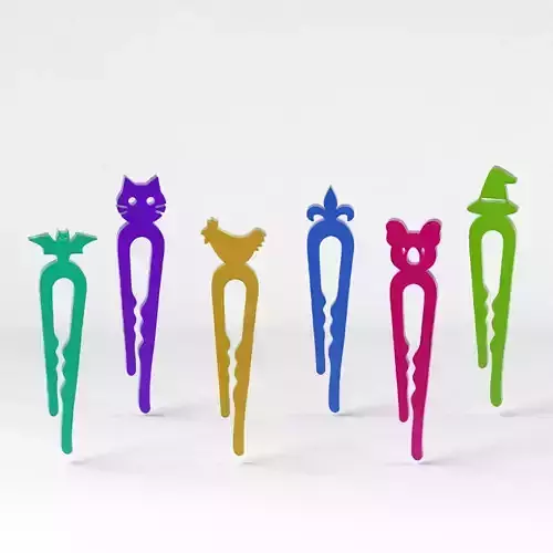 Shirt Clips Pack II 3D print model