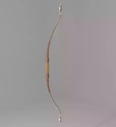3D Bow LOWPOLY Low-poly 3D model